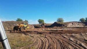 Excavating and grading